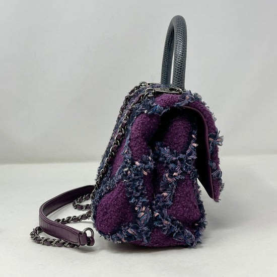 Chanel Tweed Coco Handle Bag
