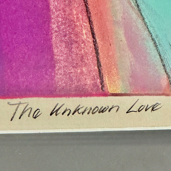 "The Unknown Love" Lithograph Signed