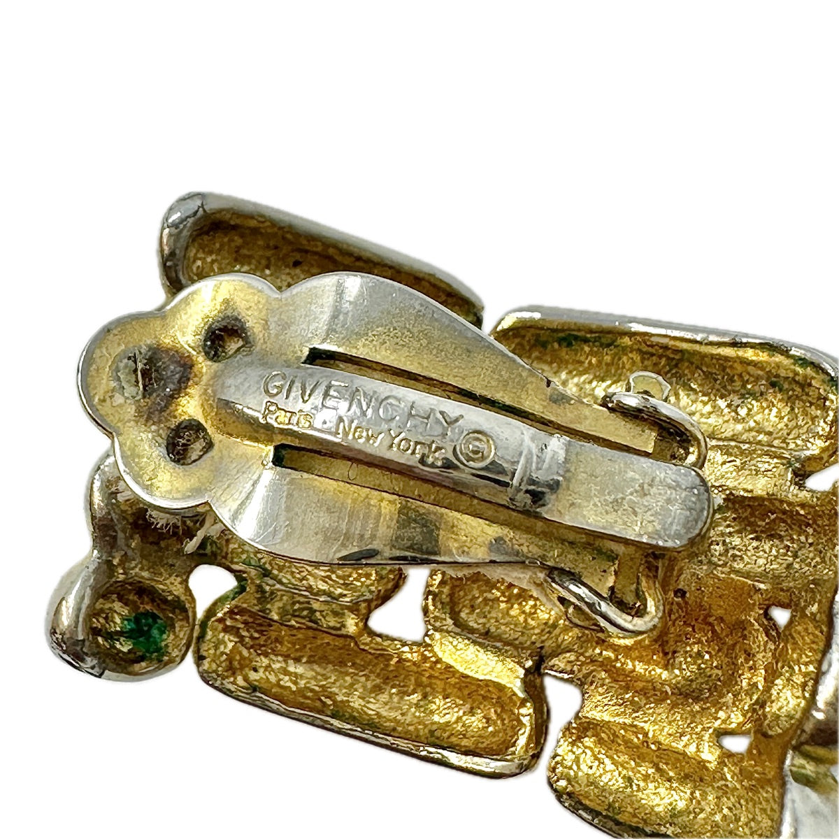 Givenchy Vintage Gold-tone Huggie Clip-on Earrings