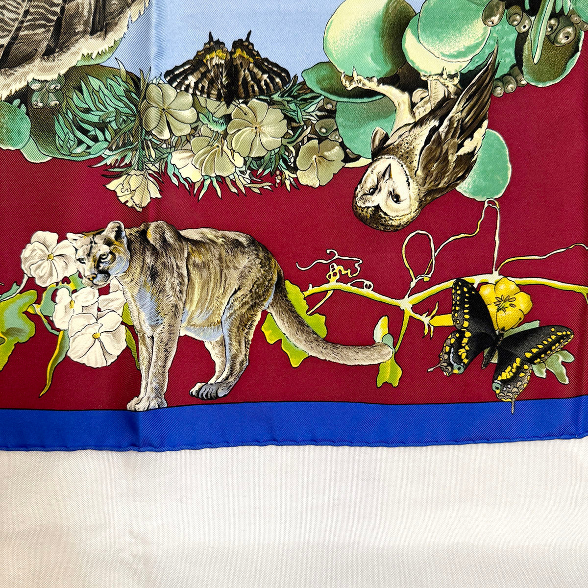 Hermes "Faune et Flore du Texas" Scarf