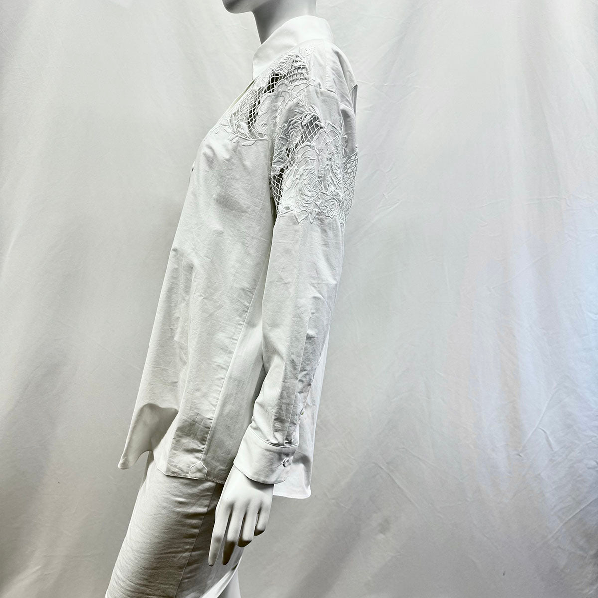 Adam Lippes Cut-out and Embroidered Blouse