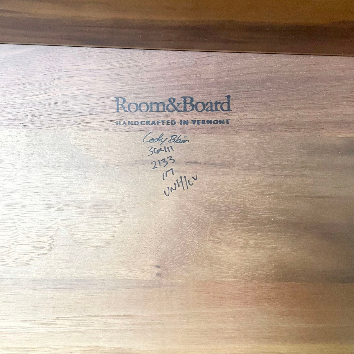 Room & Board Walnut Coffee Table