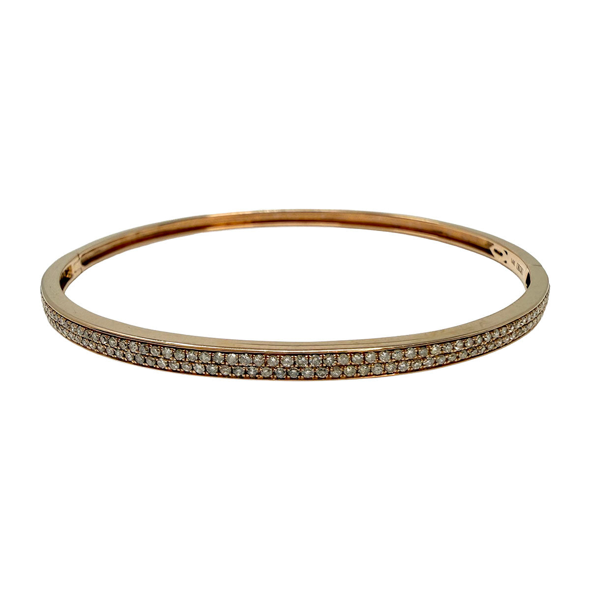 EFFY 14K Rose Gold Hinged Diamond Bracelet