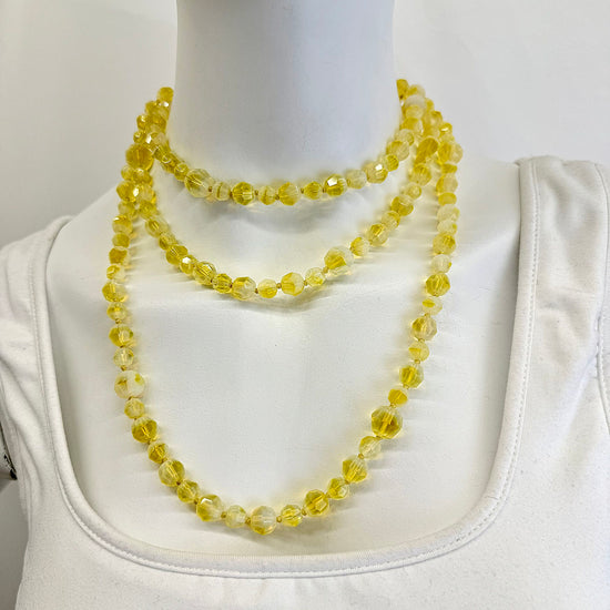 Uranium Hand Knotted Necklace