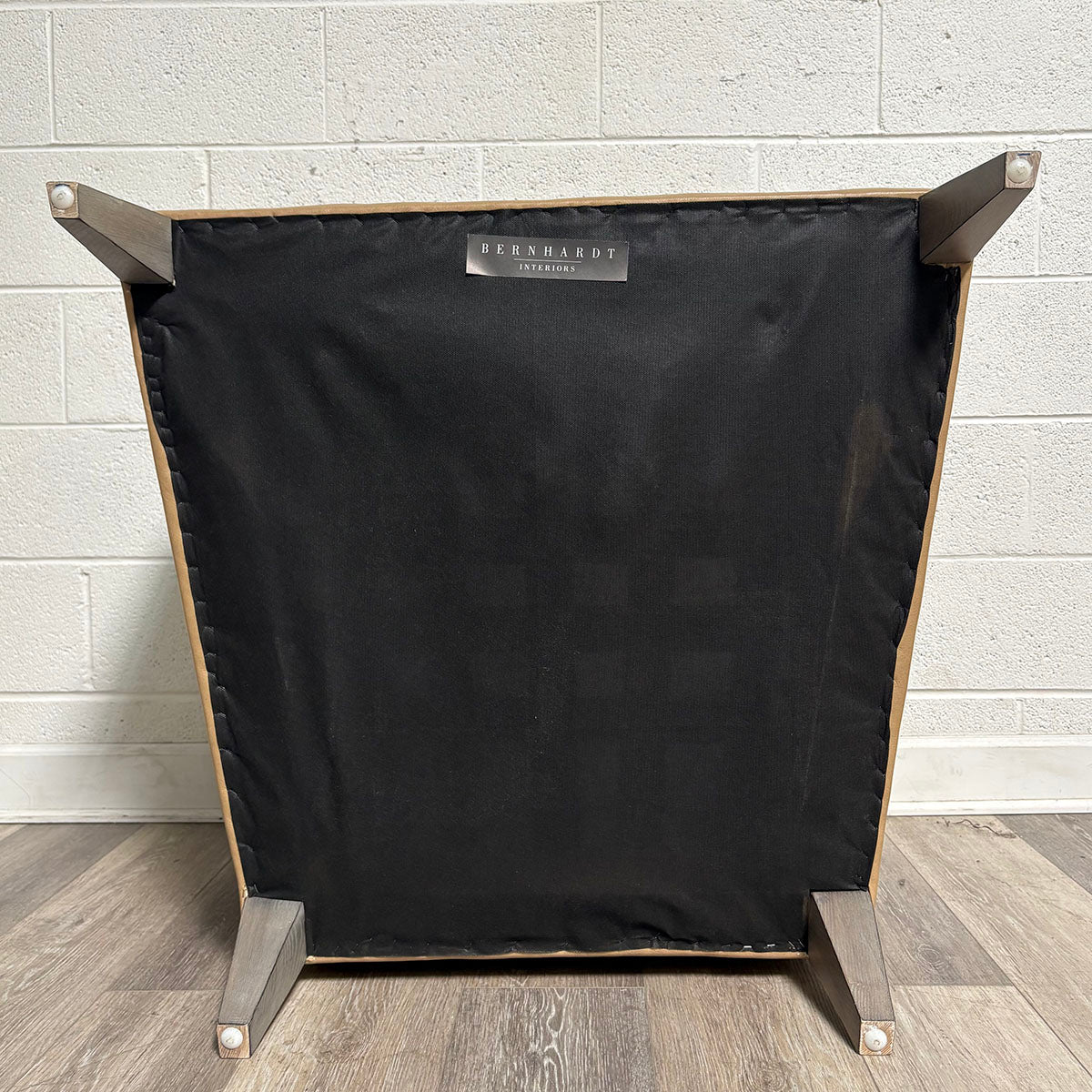 Pair of Accent Chairs with Sloped Arms