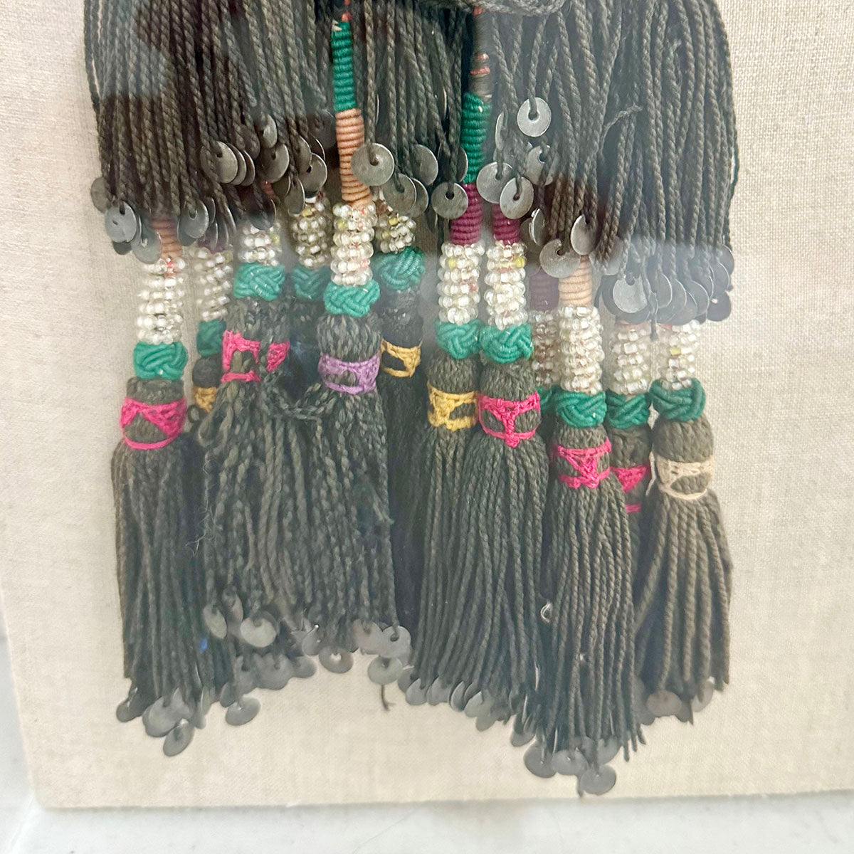 Uzbek Beaded Tassel Remnant