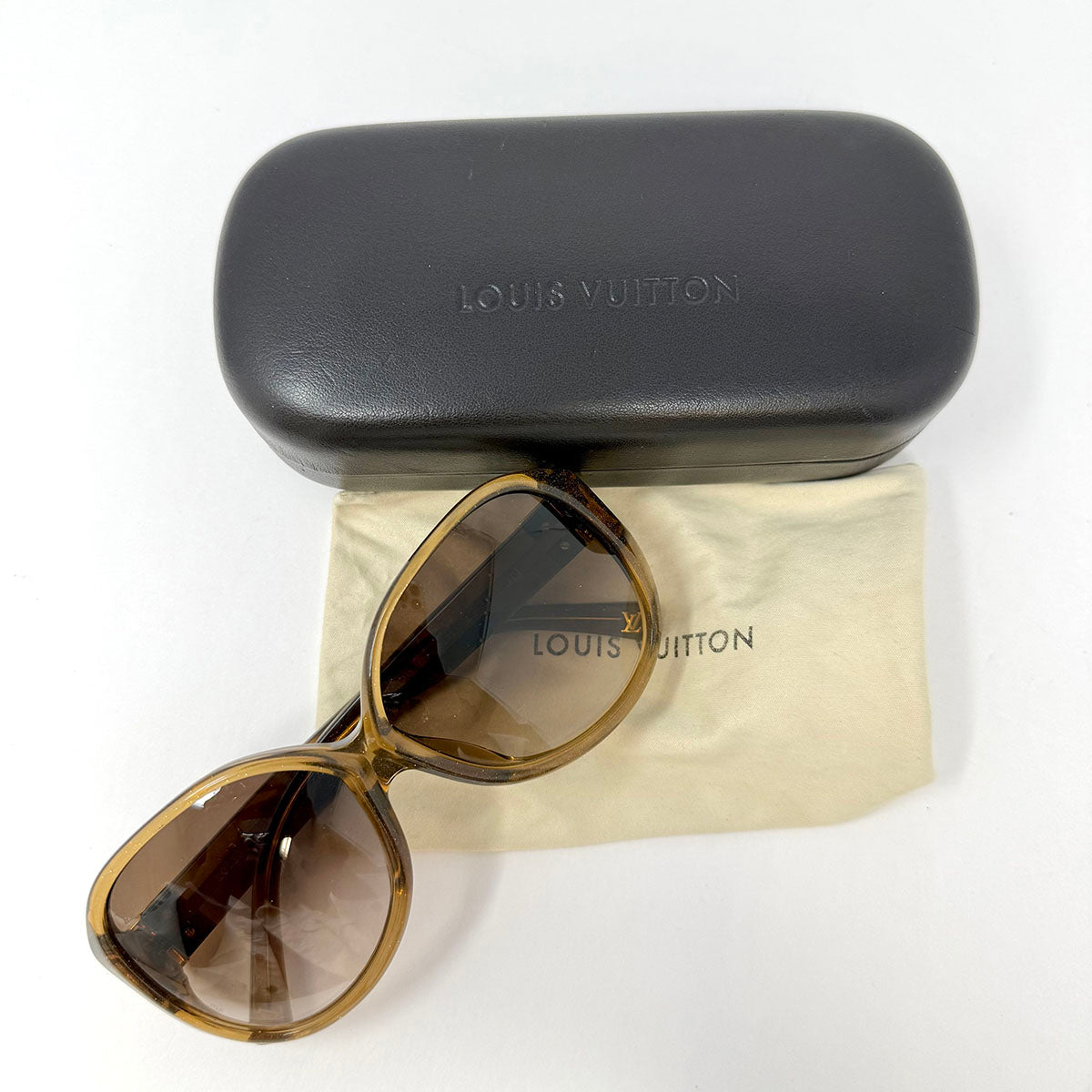 Louis Vuitton Brown Glitter Sunglasses