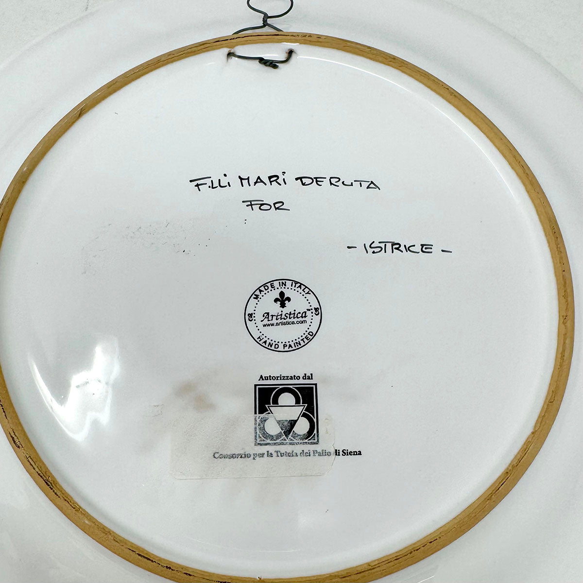 Deruta Hand painted Wall plate