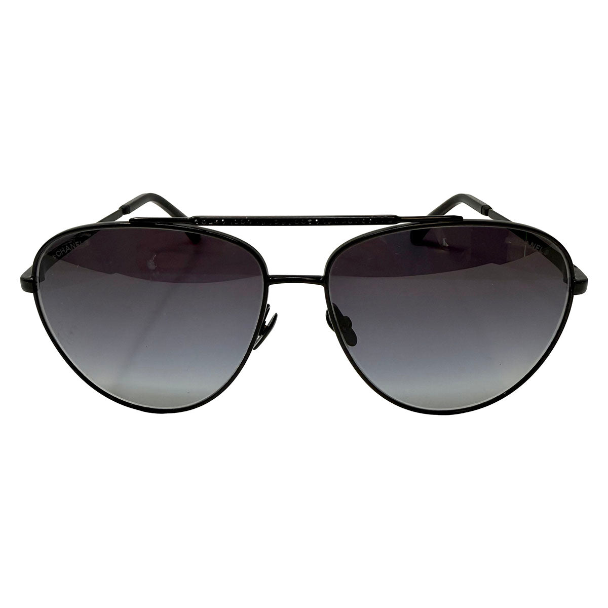 Chanel Oversized Tinted Aviator Sunglasses