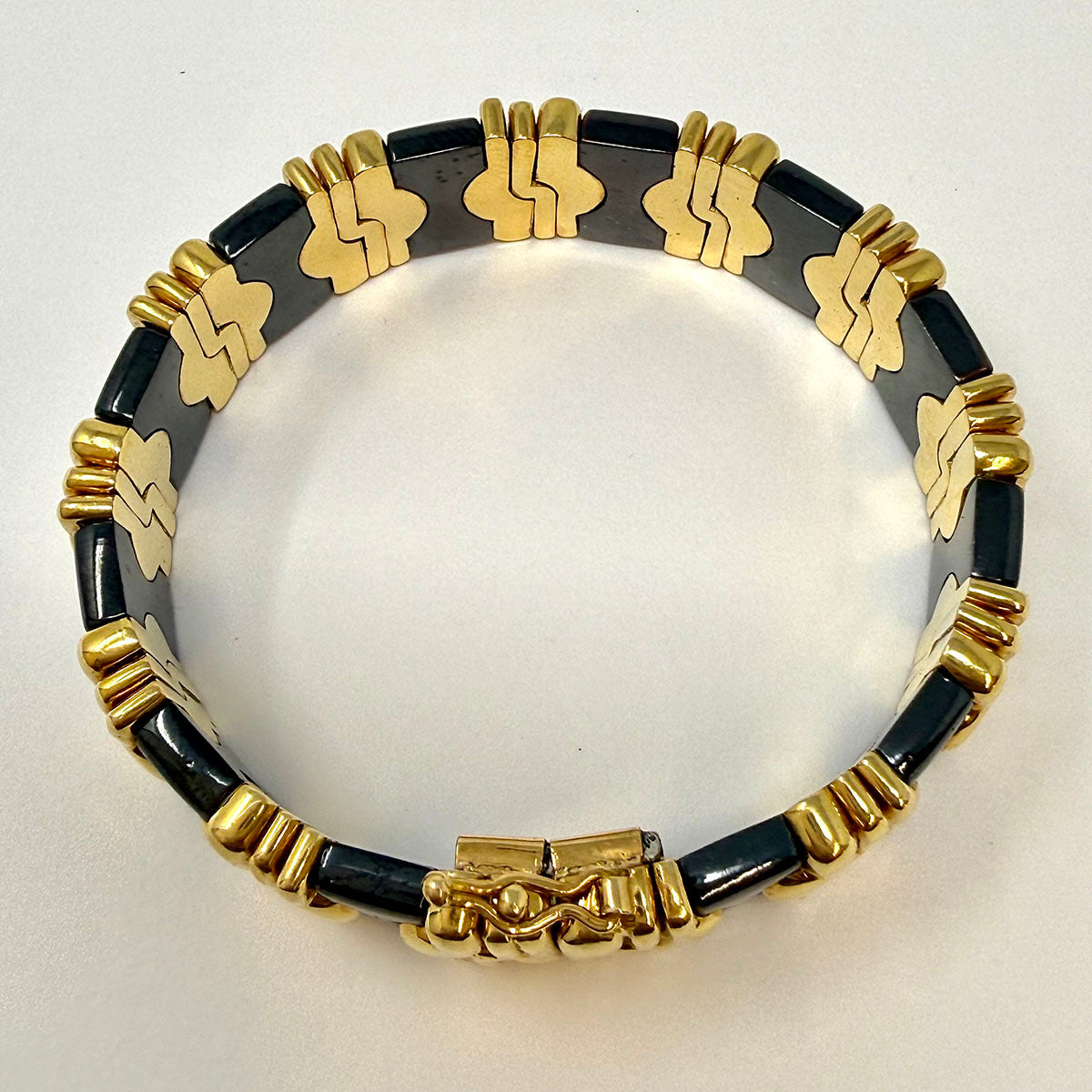 18K and Steel Bracelet