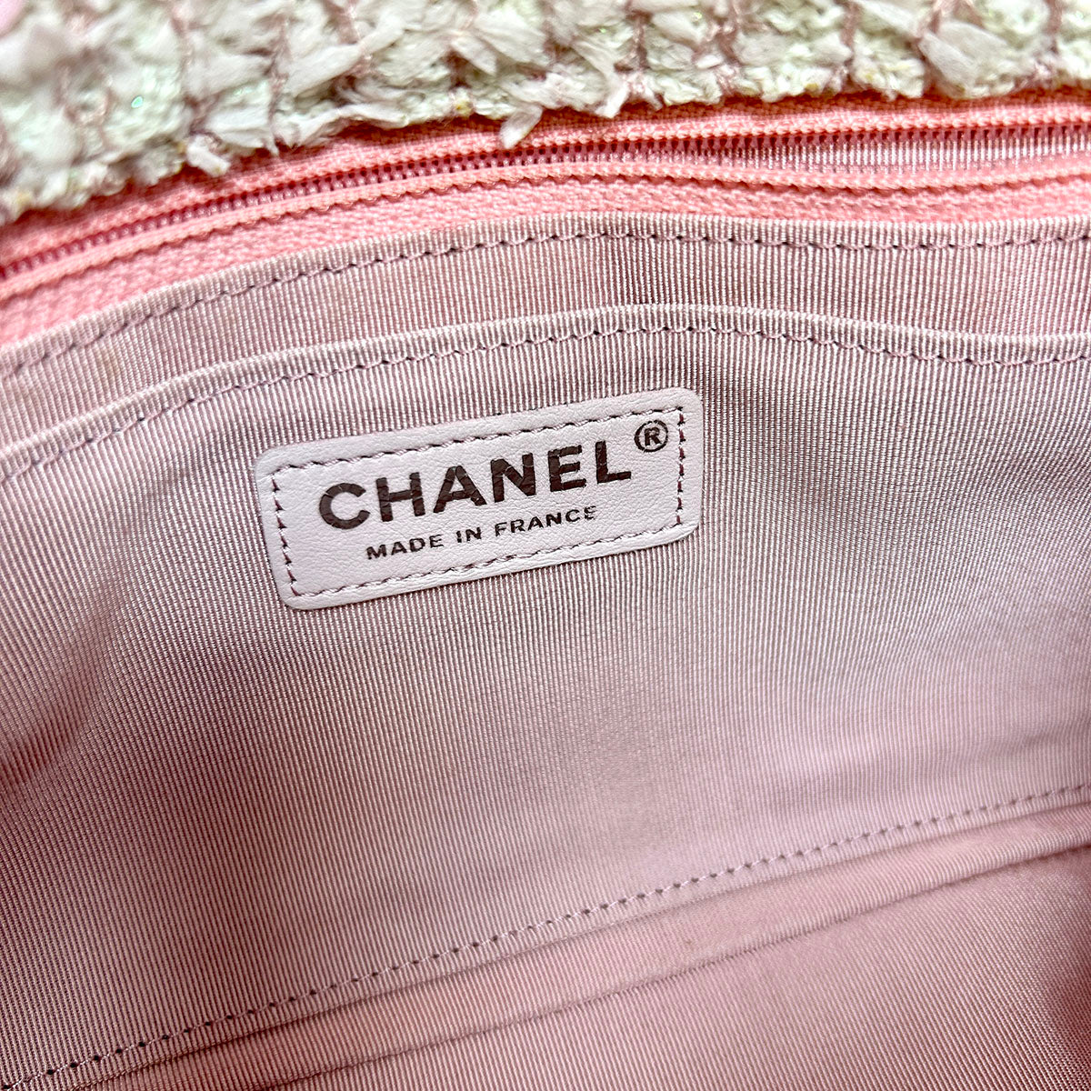 Chanel Tweed Single Flap Bag