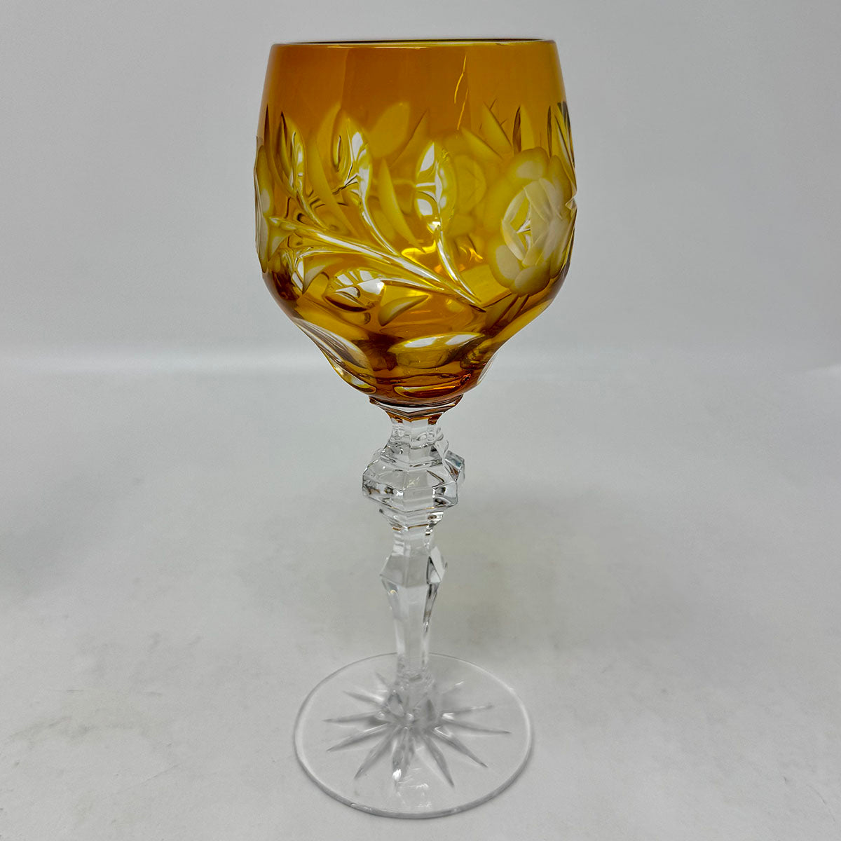 Set of 4 Tall Hock Wine Glasses