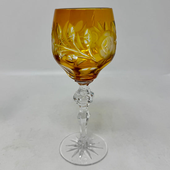 Set of 4 Tall Hock Wine Glasses