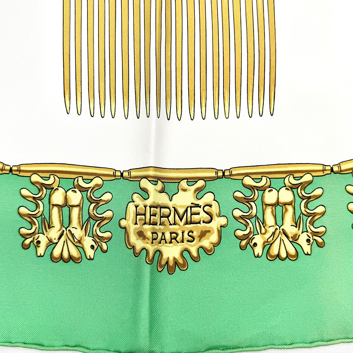 Hermes "Les Cavaliers D'Or" Scarf