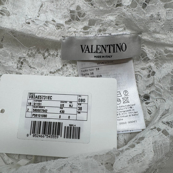 New Valentino Sleeveless Lace Blouse