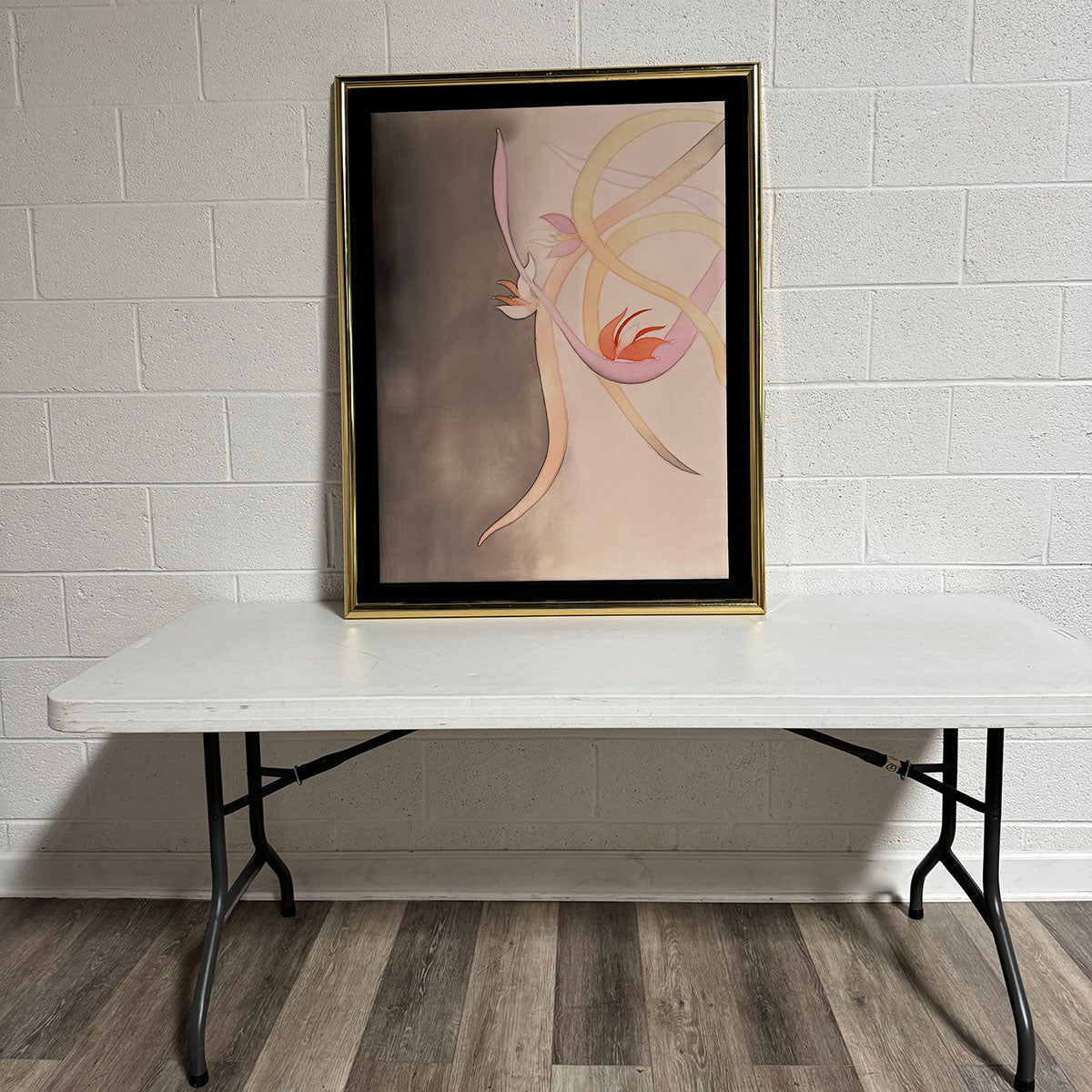 "Flowers" Signed Batik