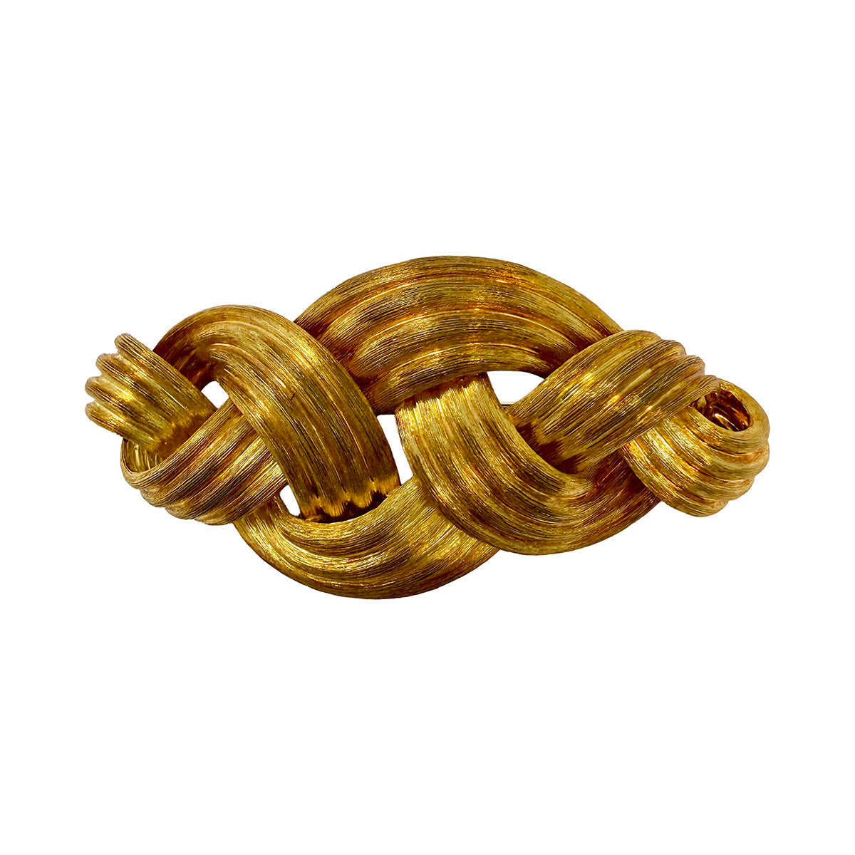Henry Dunay 18K Gold Woven Pin