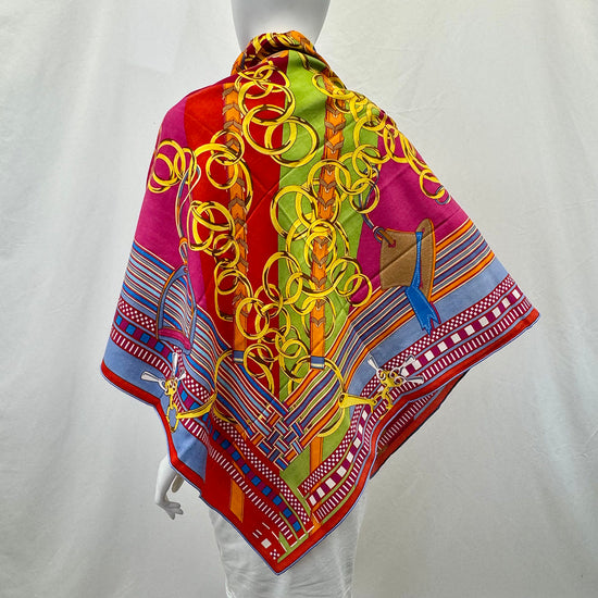 Hermes "Brides et Gris-Gris" Cashmere Shawl