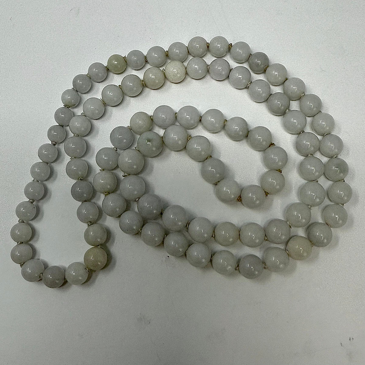 30" Jade Bead Necklace