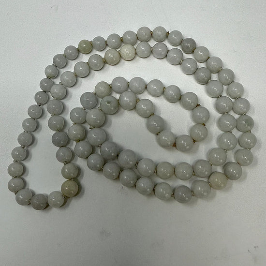 30" Jade Bead Necklace