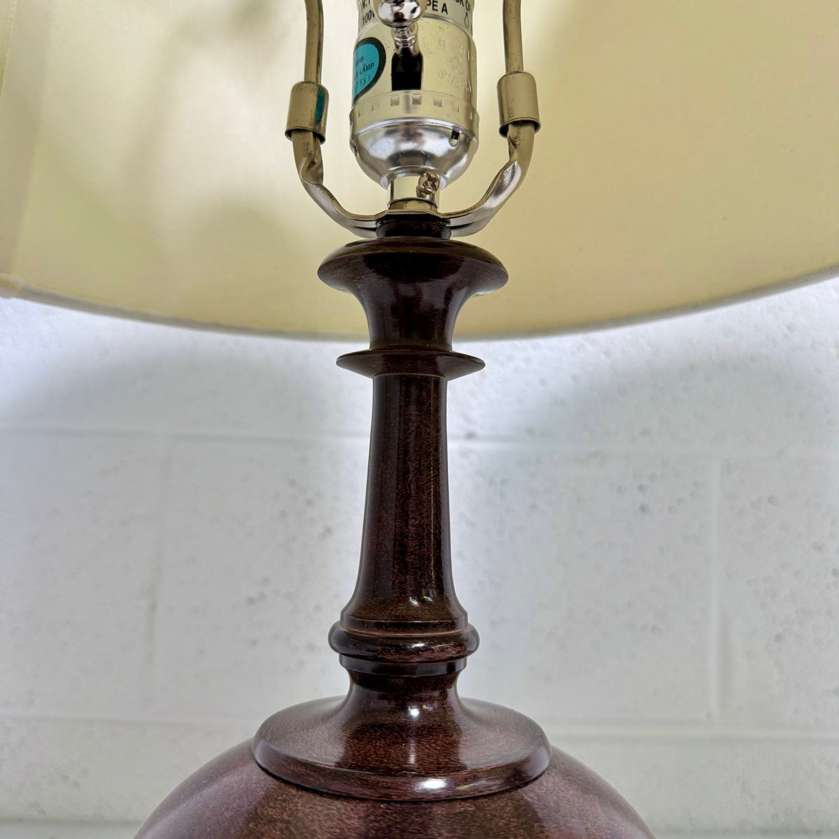 Pair of Stone Table Lamps