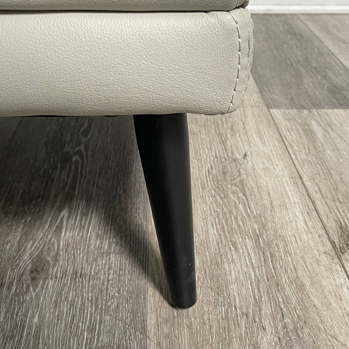 Grey Leather-like Sofa