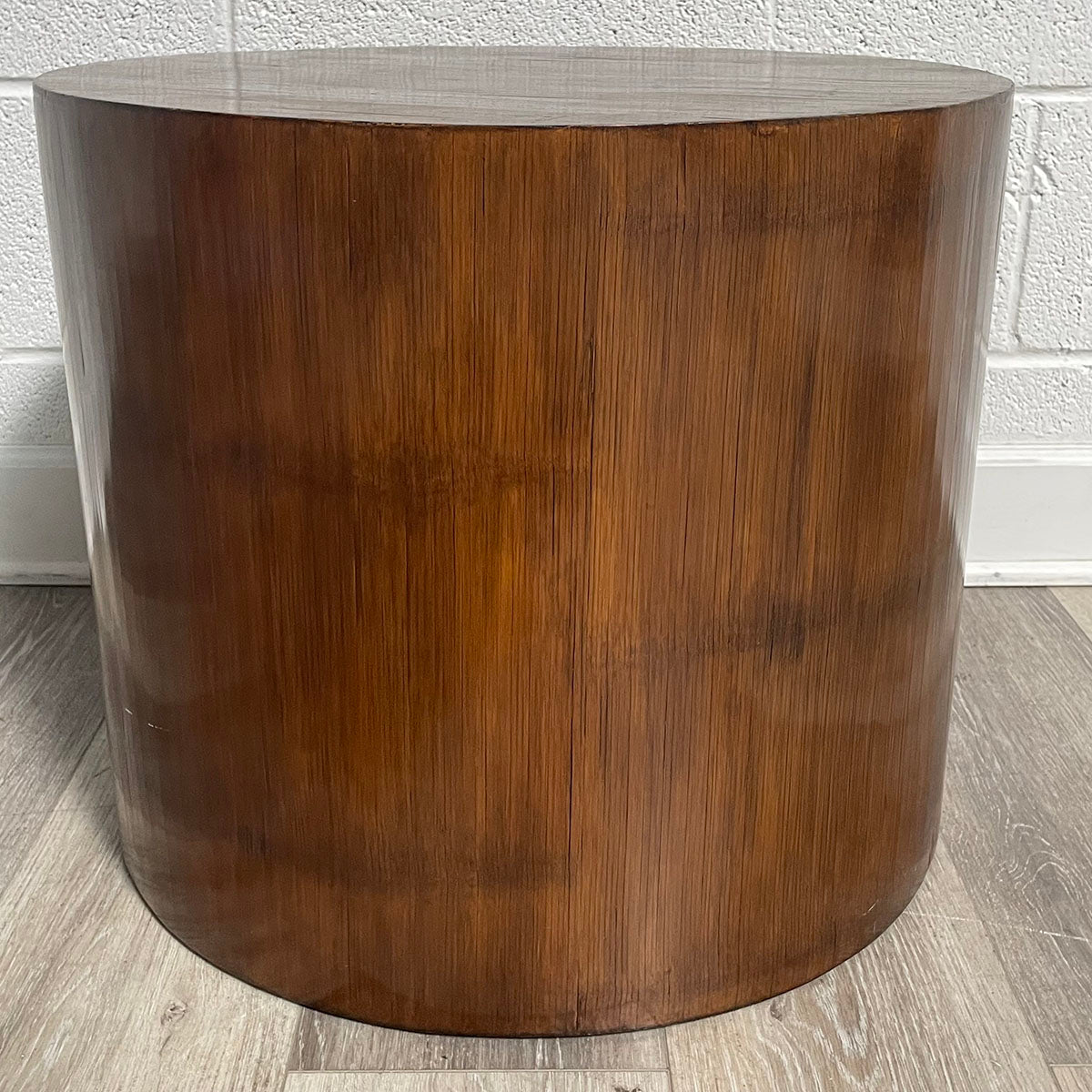Wooden Round End Table