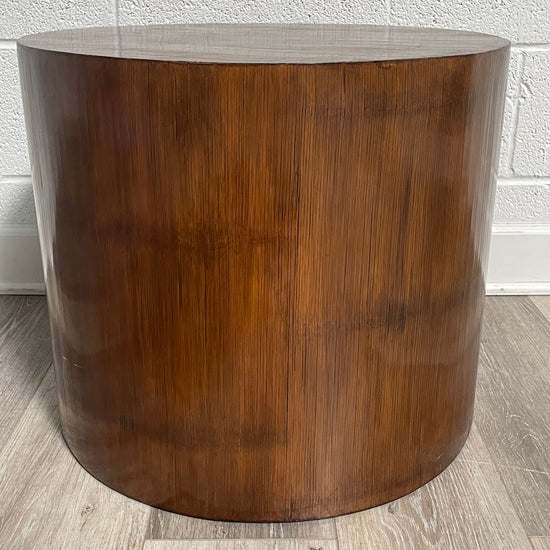 Wooden Round End Table