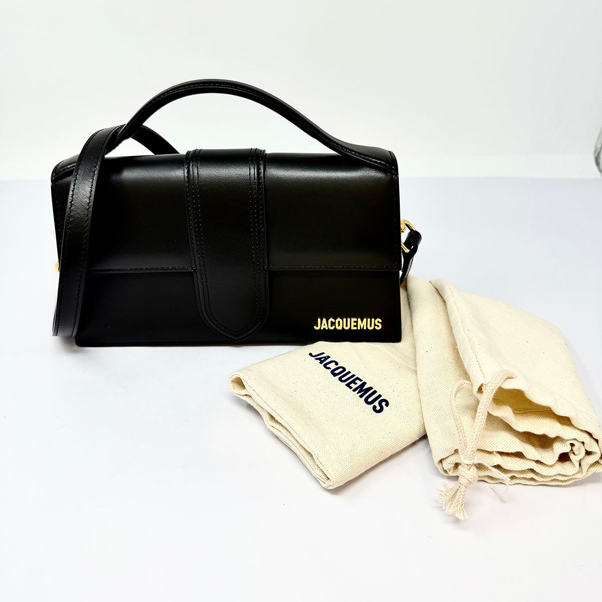 Jacquemus Large Bambino Crossbody Flap Bag