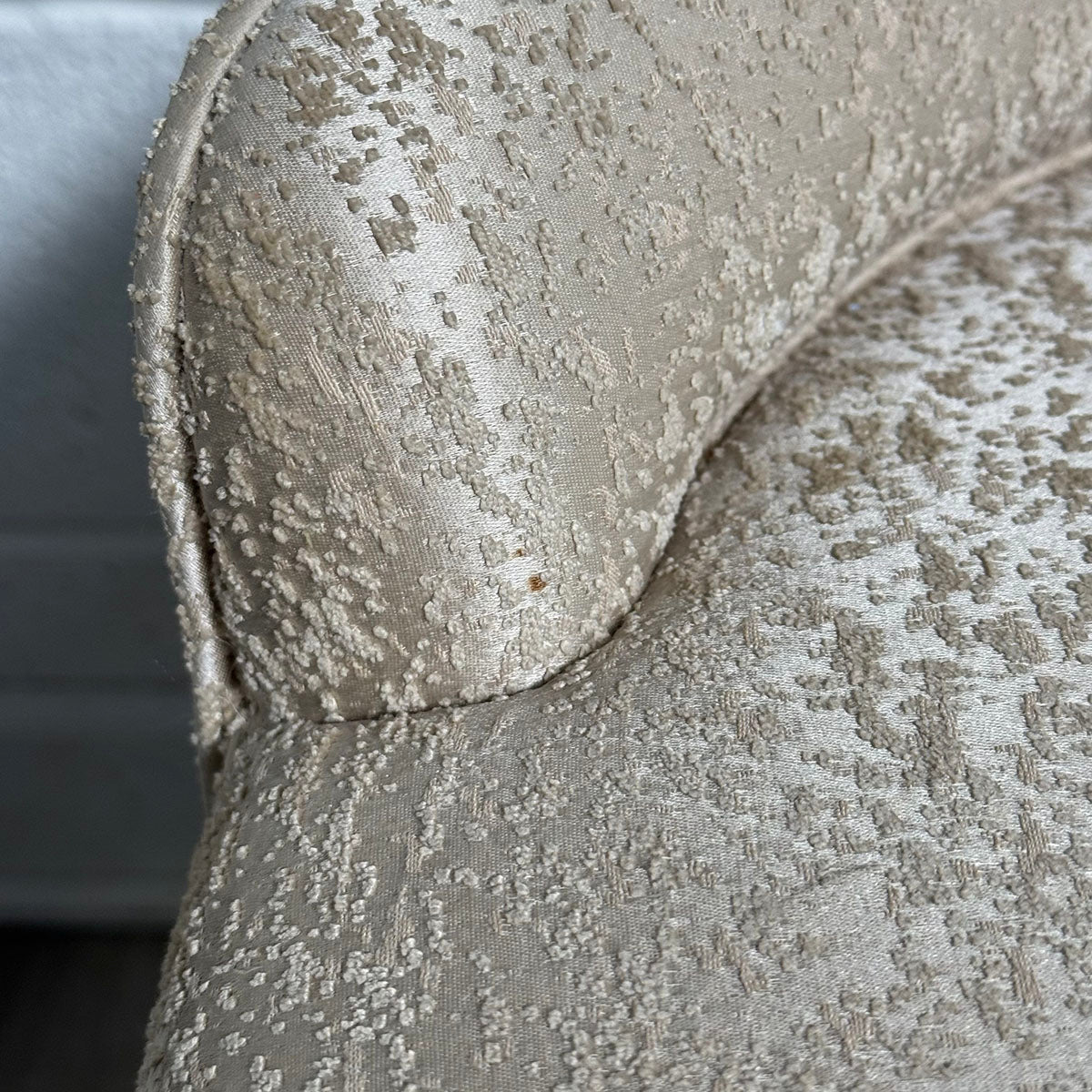 Upholstered Cream Stool