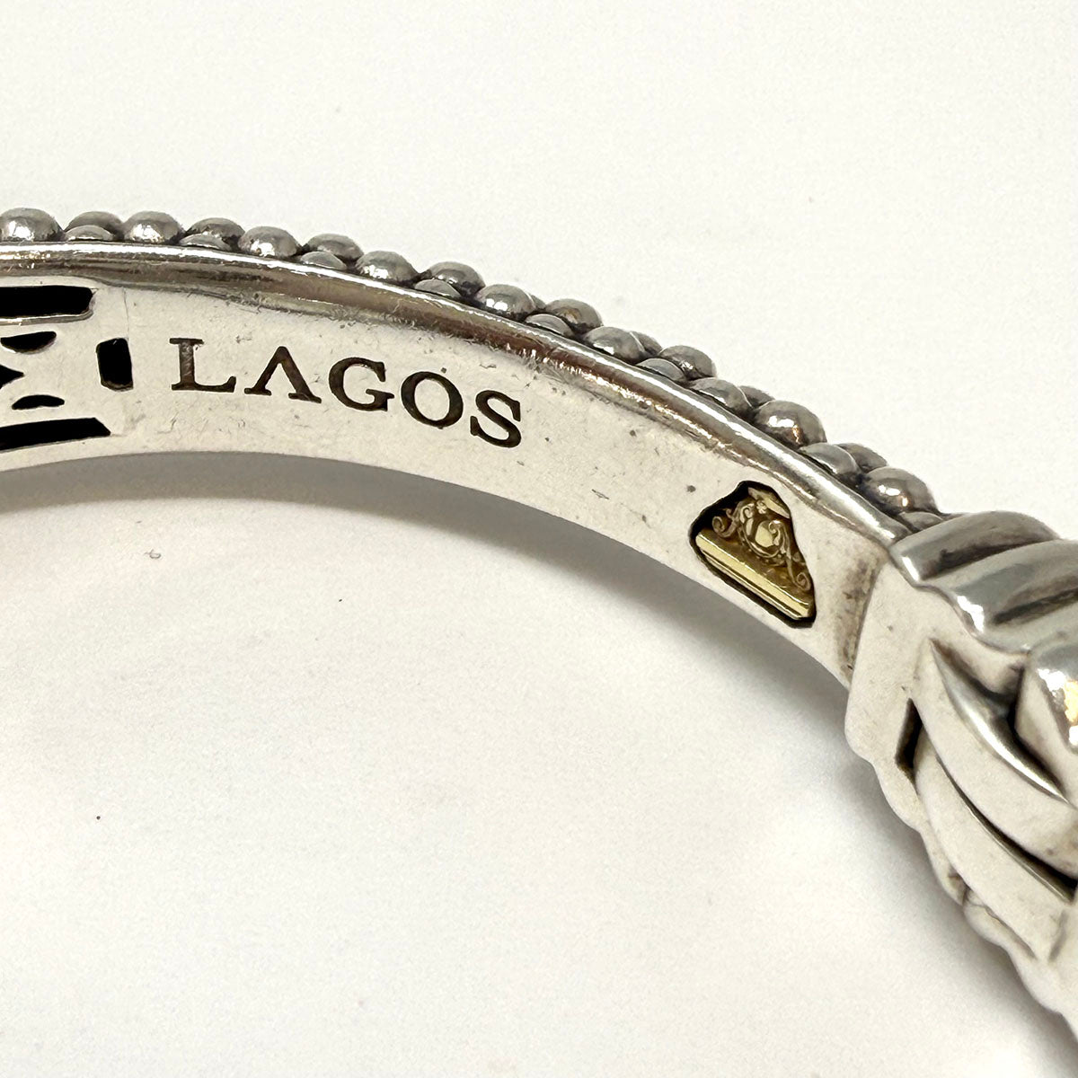 Lagos Caviar Diamond Cuff  Bracelet