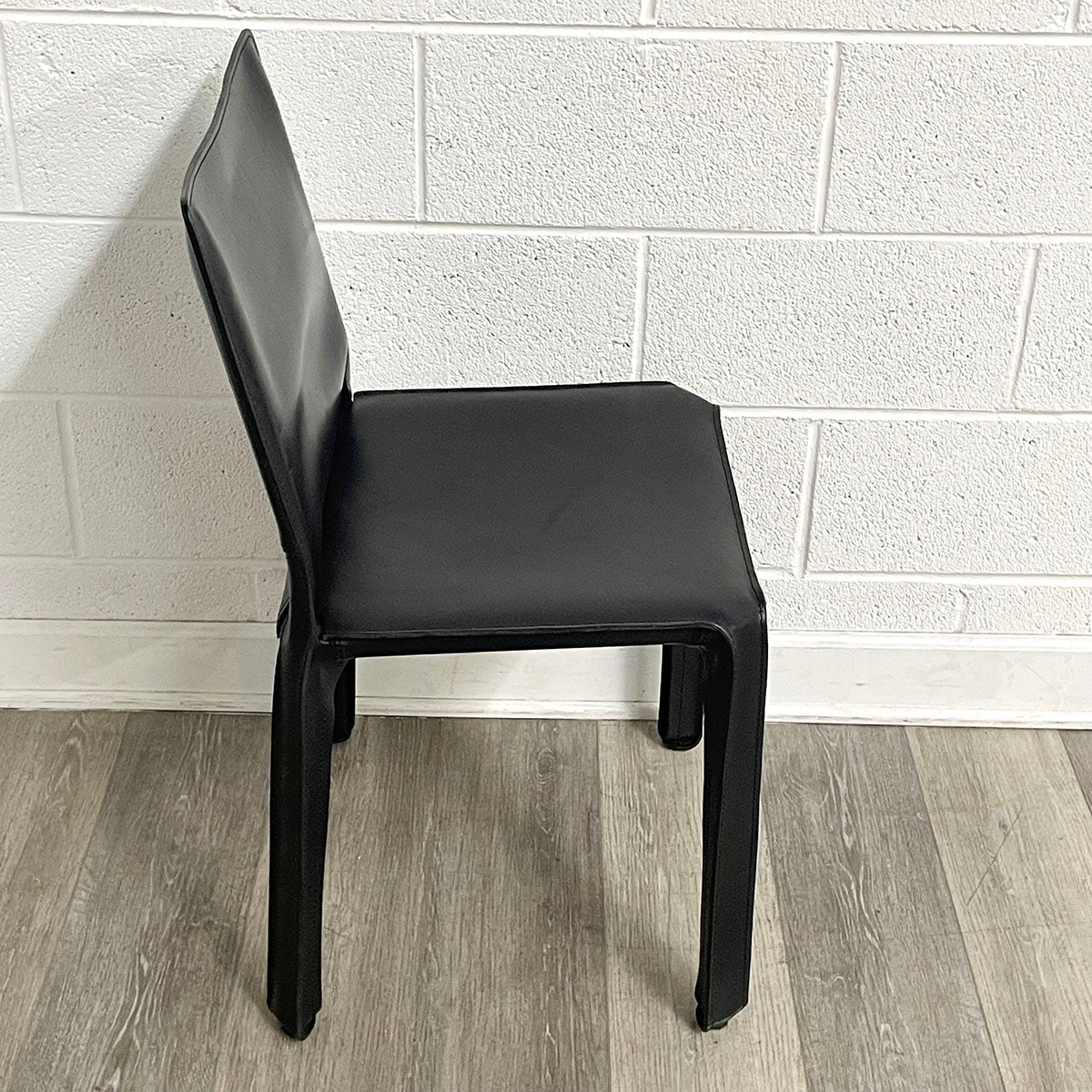 Cassina CAB 412 Leather Dining Chair by Mario Bellini