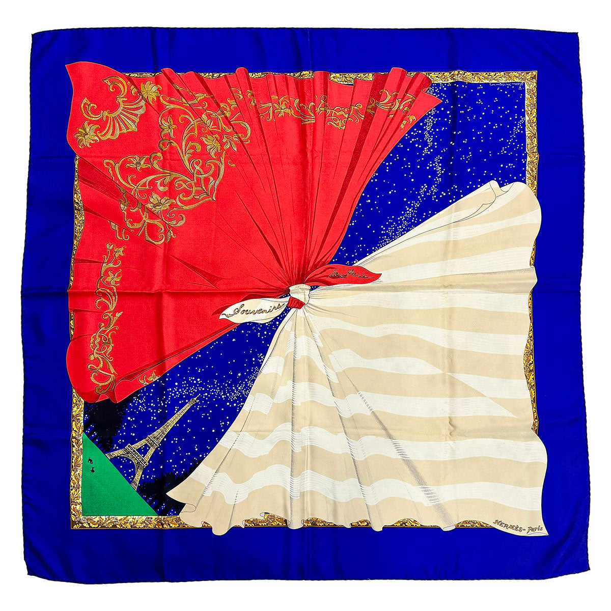 Hermes "Souvenirs de Paris" Scarf