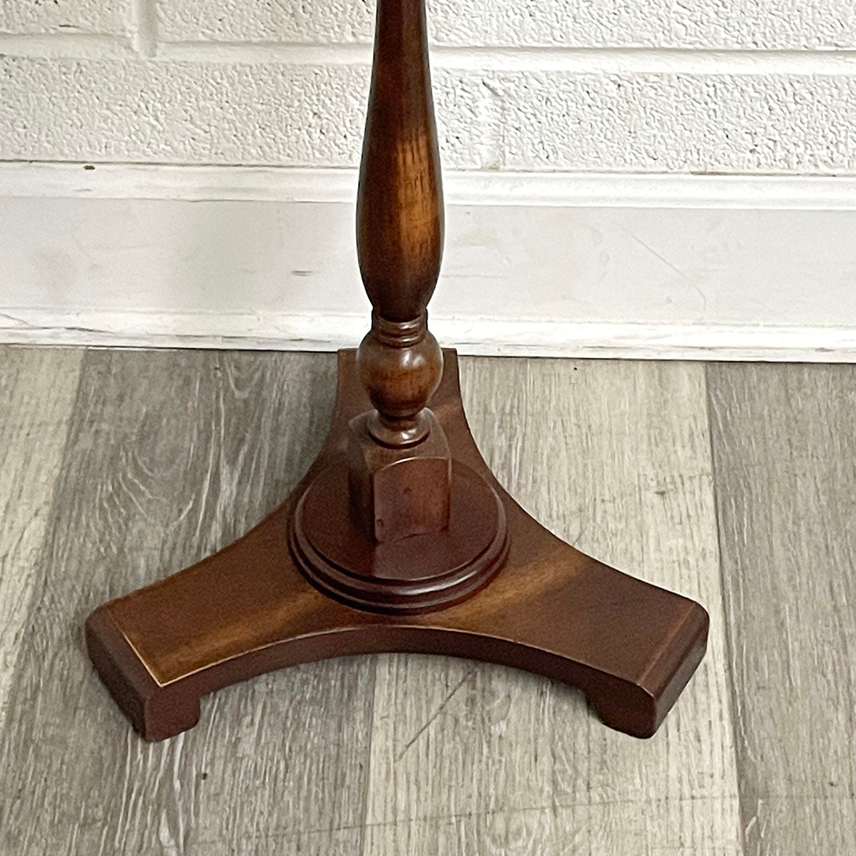 Wood Pedestal Drinks Table