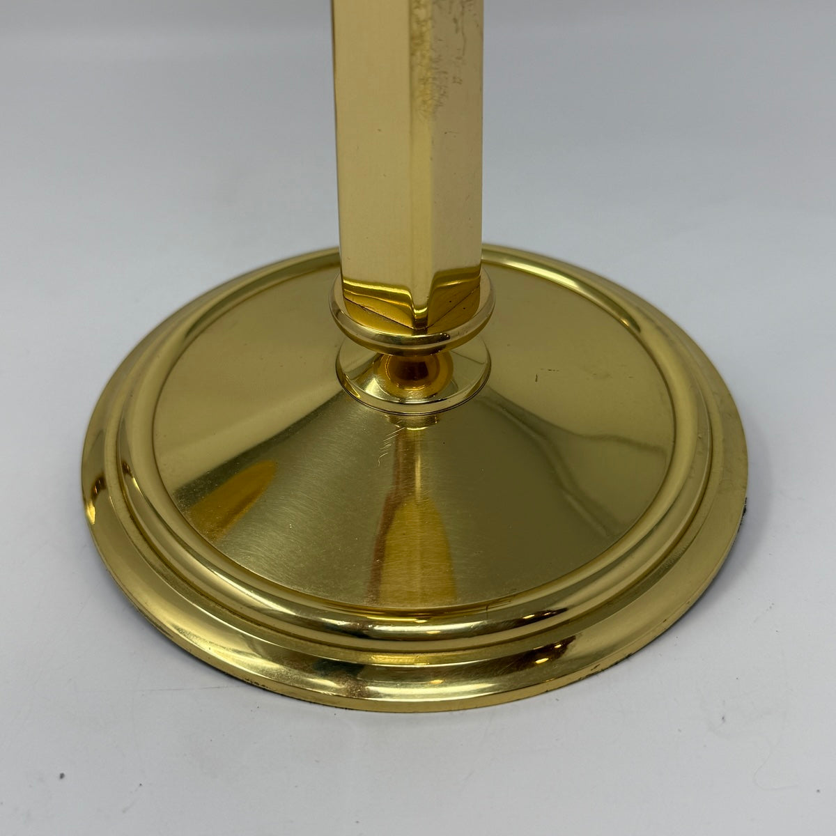 Pair of Brass Candleholders 14" + 16.5"