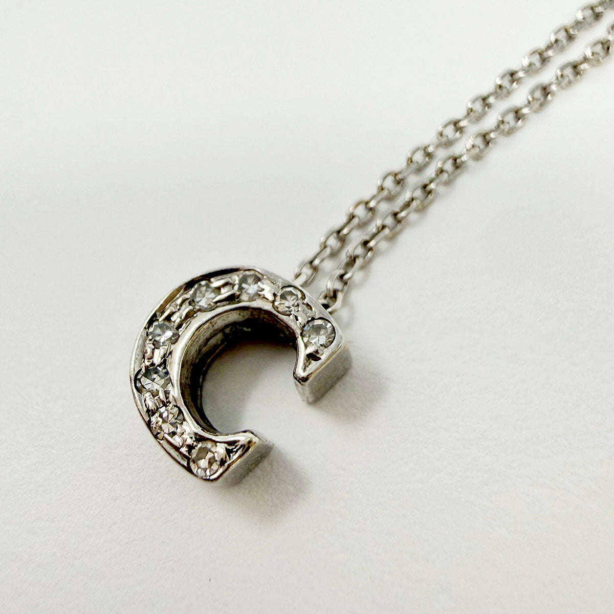 "C" Pendant Necklace