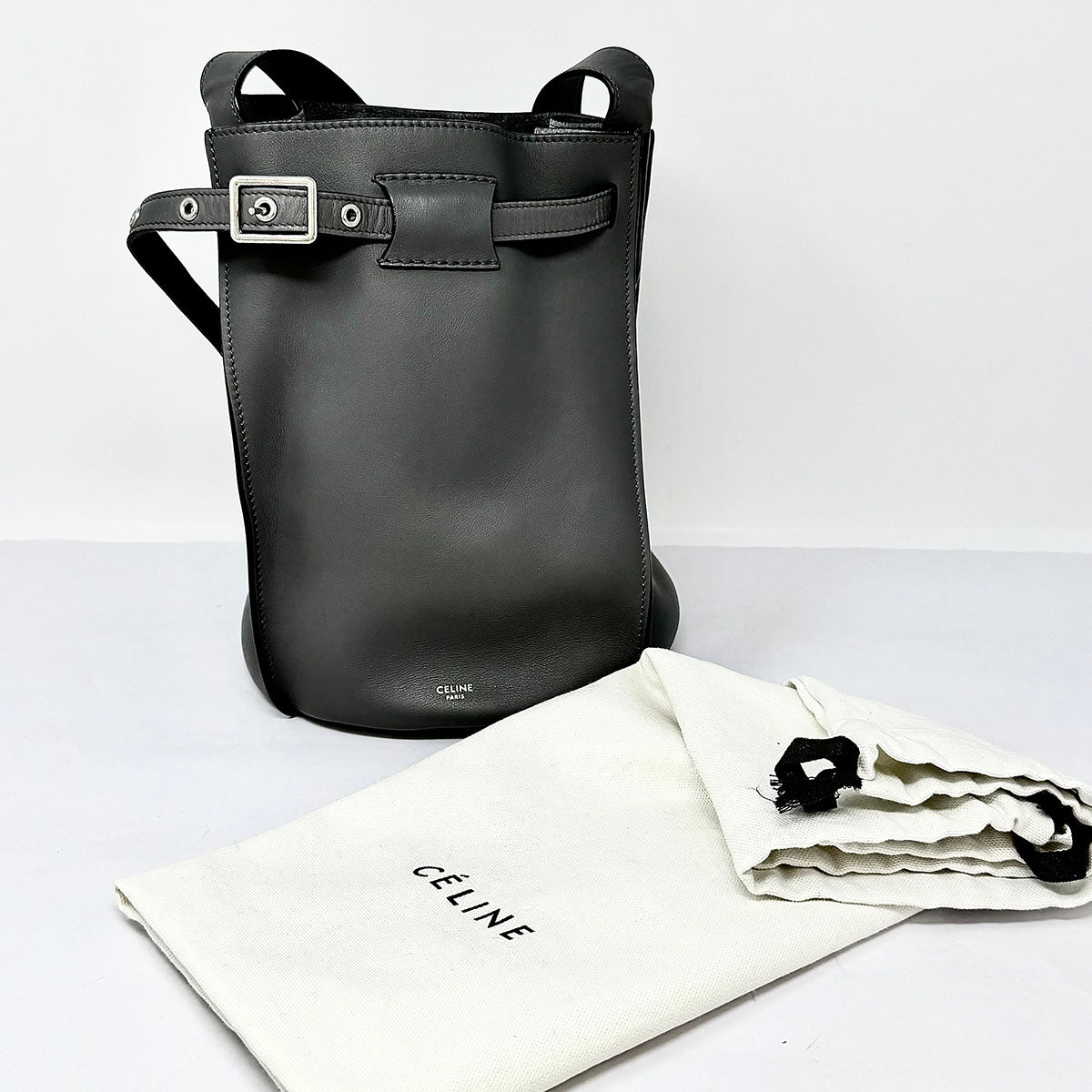 Celine Big Bucket Bag with Belt Detail