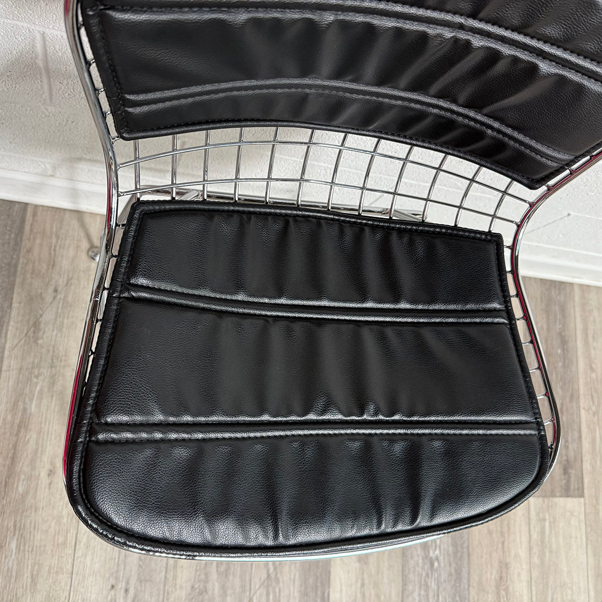 Pair of Bertoia Style Bar Stools
