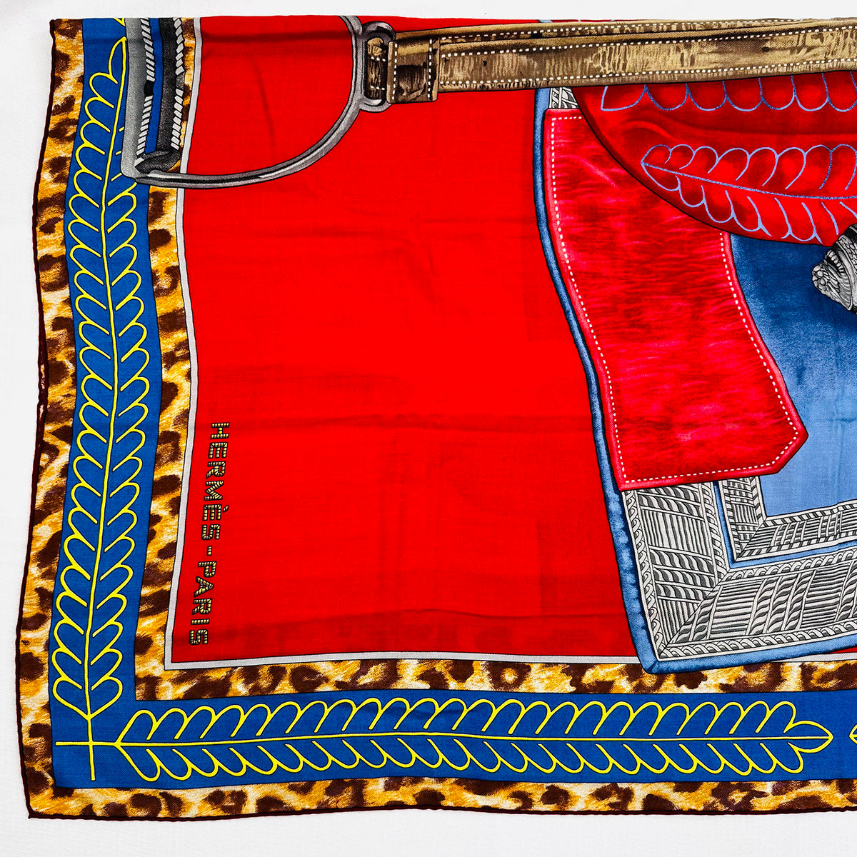 Hermes "Selle d'Officier en Grand Tenue" Shawl