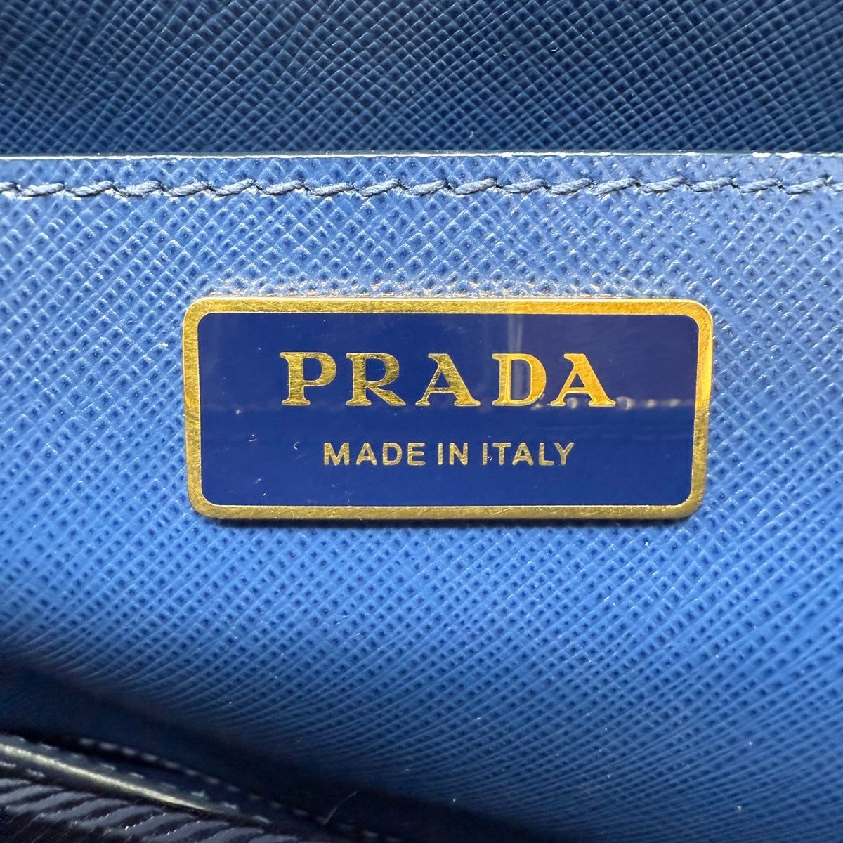 Prada Galleria Saffiano Leather Double Zip Handle Bag