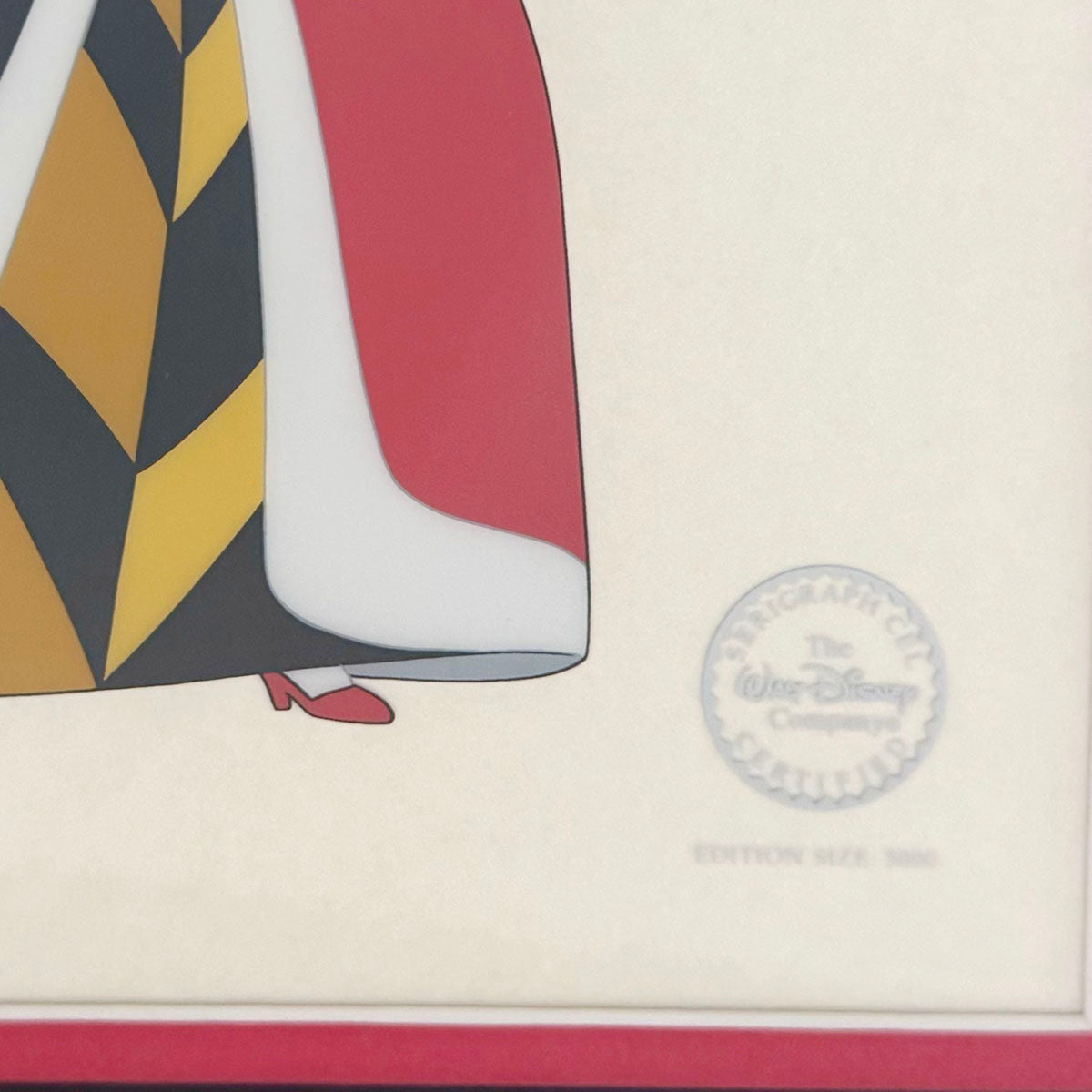 Disney Limited Edition "Alice in Wonderland" COA included