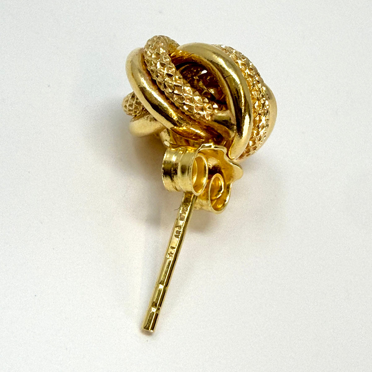 18K Gold Love Knot Earrings