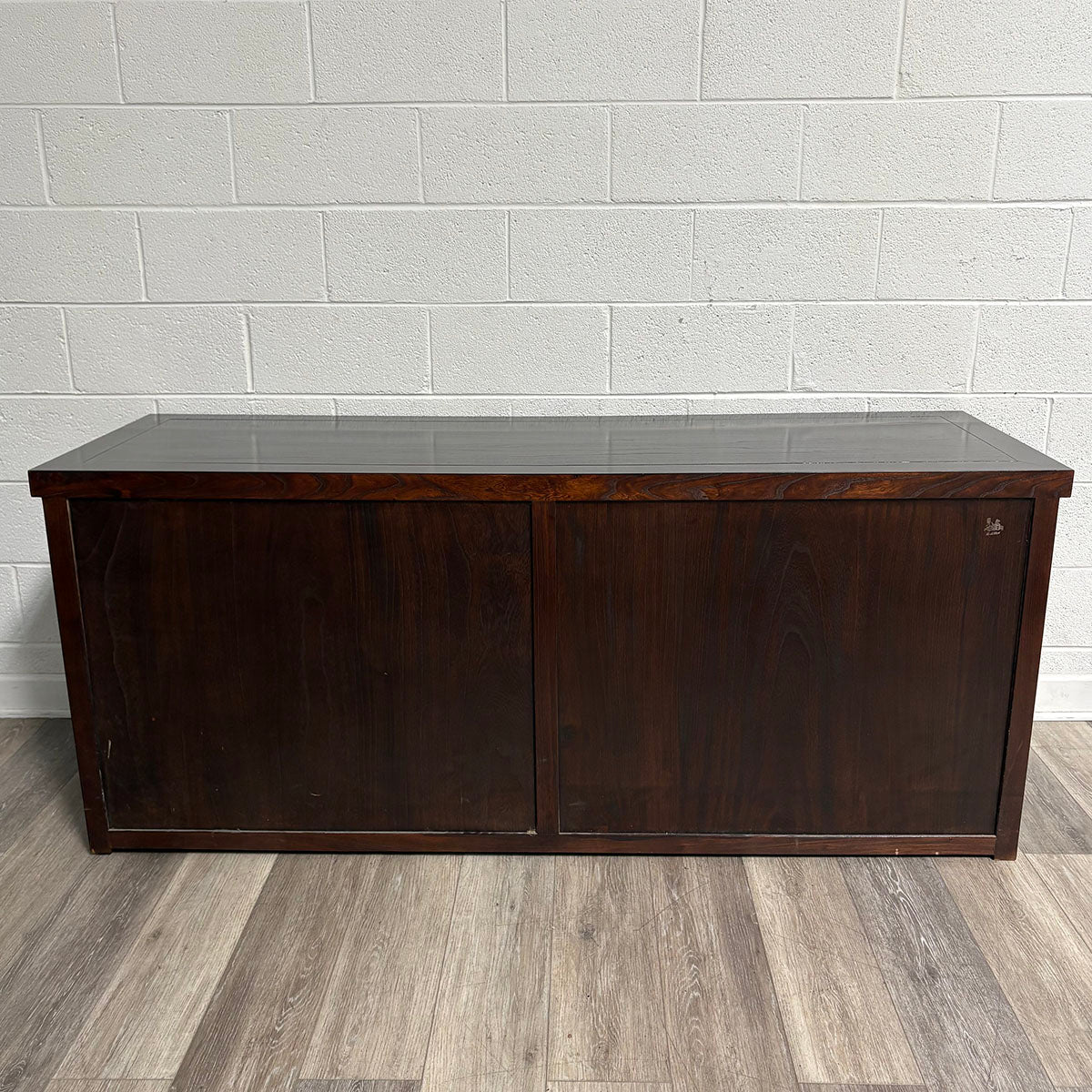 Wood 4-Drawer Credenza