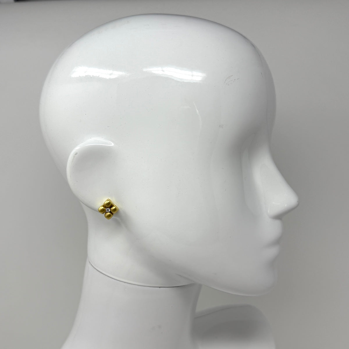 M. Stowe 2 Diamond Stud Earrings