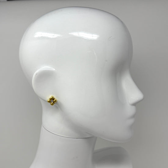 M. Stowe 2 Diamond Stud Earrings
