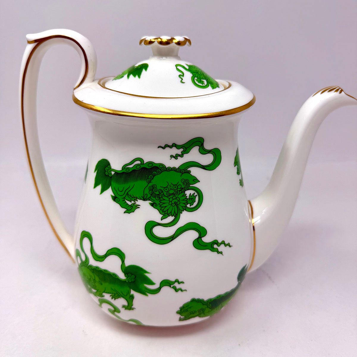 22 PC Wedgwood Chinese Tigers Green