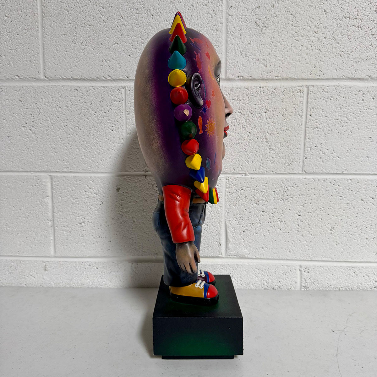 Sergio Bustamante Sun Figure Standing Sculpture