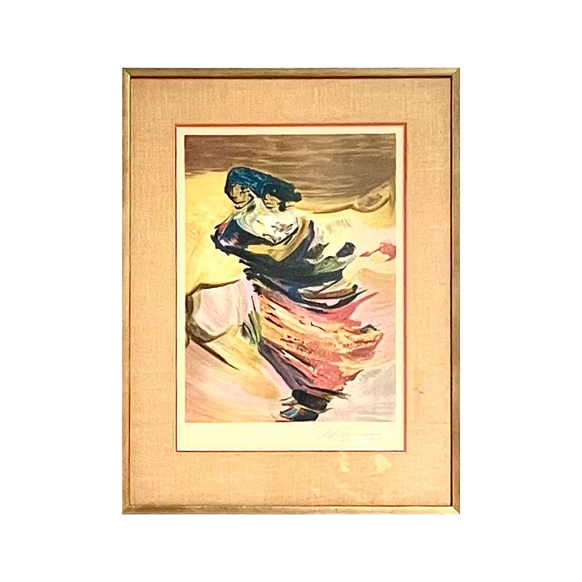 "Mother and Child" Lithograph Signed 1/250  C 1968
