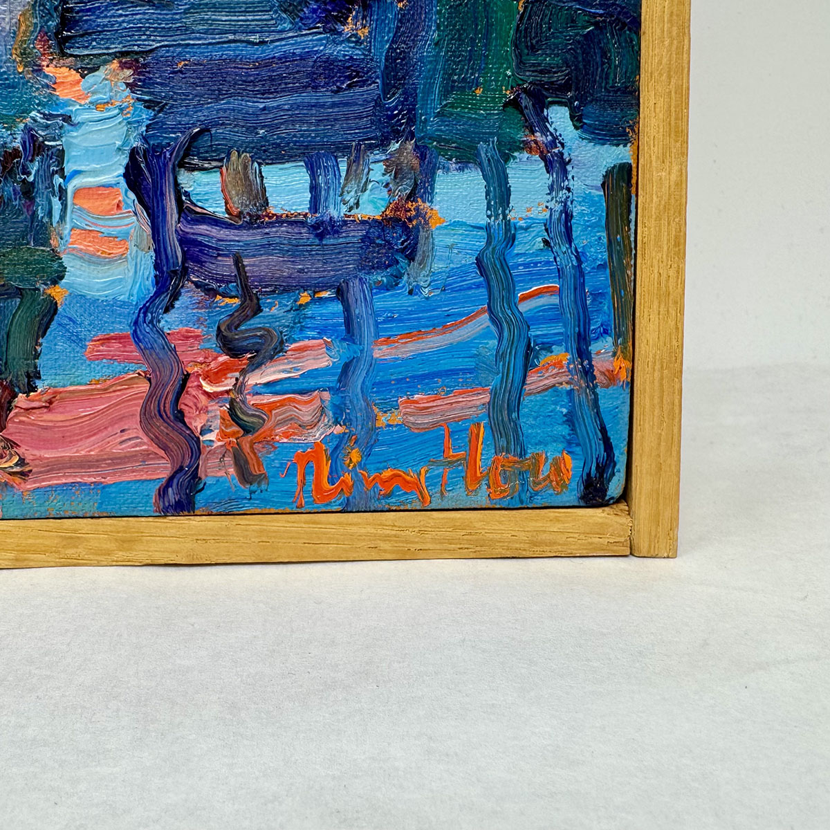 "San Francisco Harbor" Painting Signed