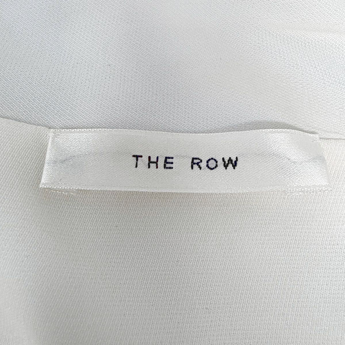 The Row Long Sleeve Silk Blouse